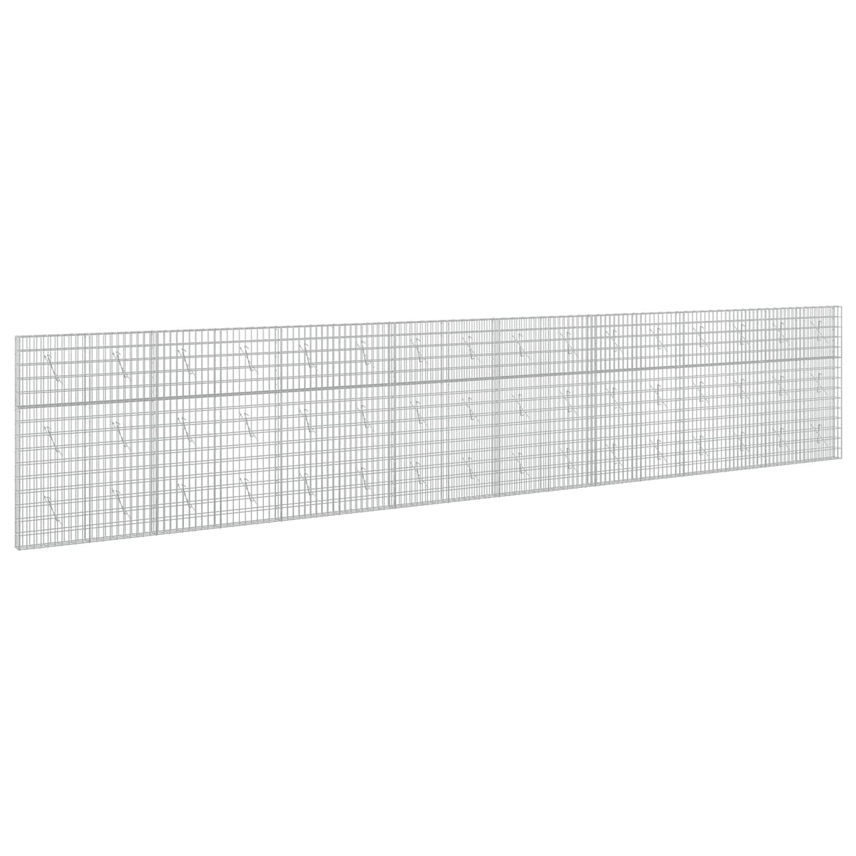 vidaXL Gabion z drutu 3,5 mm i siatką 5x10 cm 800x10x150 cm