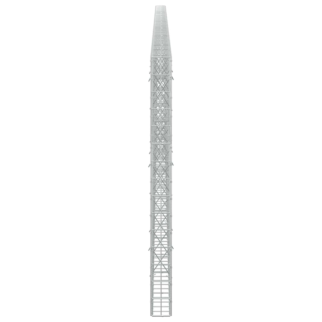vidaXL Gabion z drutu 3,5 mm i siatką 5x10 cm 800x10x150 cm