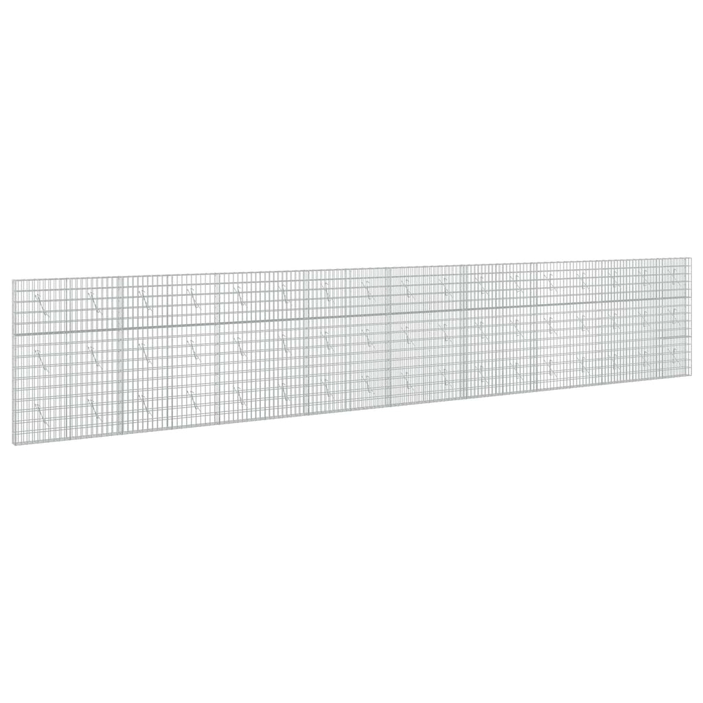vidaXL Gabion z drutu 3,5 mm i siatką 5x10 cm 850x10x150 cm