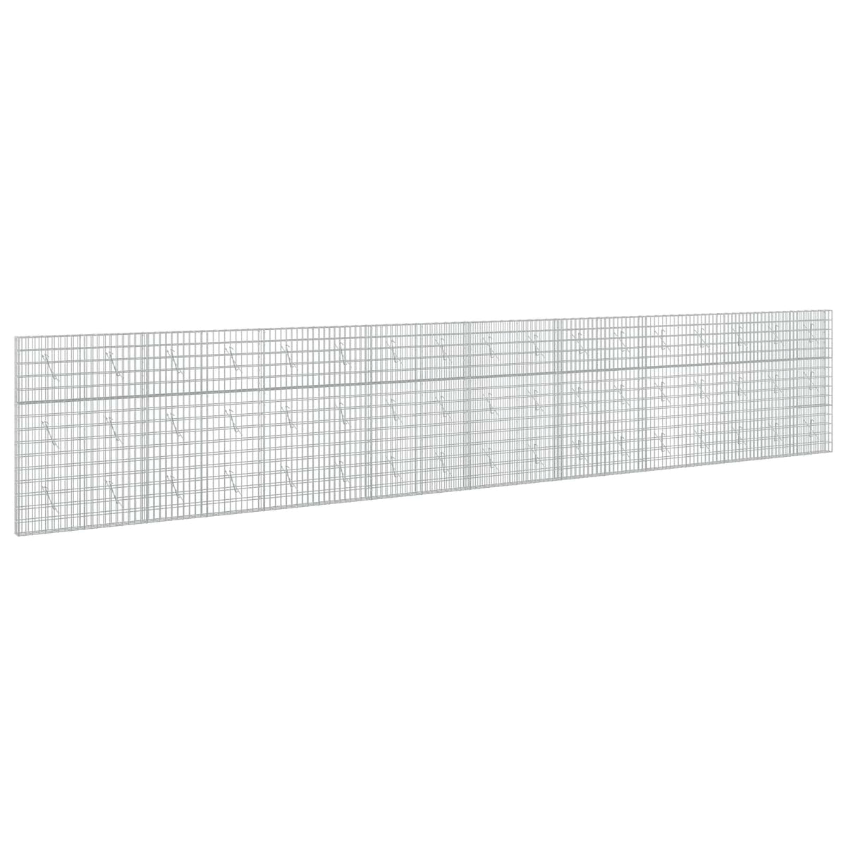 vidaXL Gabion z drutu 3,5 mm i siatką 5x10 cm 850x10x150 cm