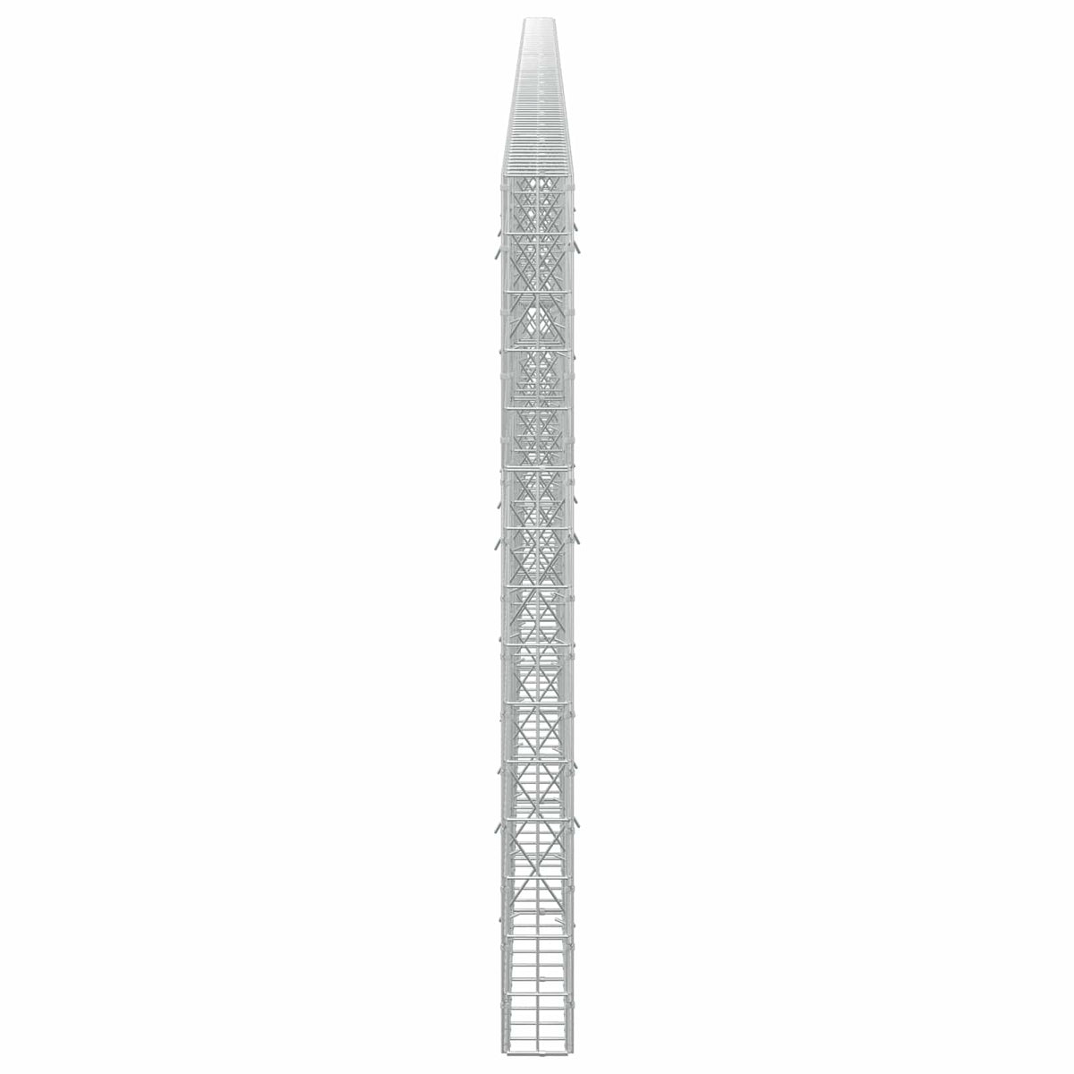 vidaXL Gabion z drutu 3,5 mm i siatką 5x10 cm 950x10x150 cm