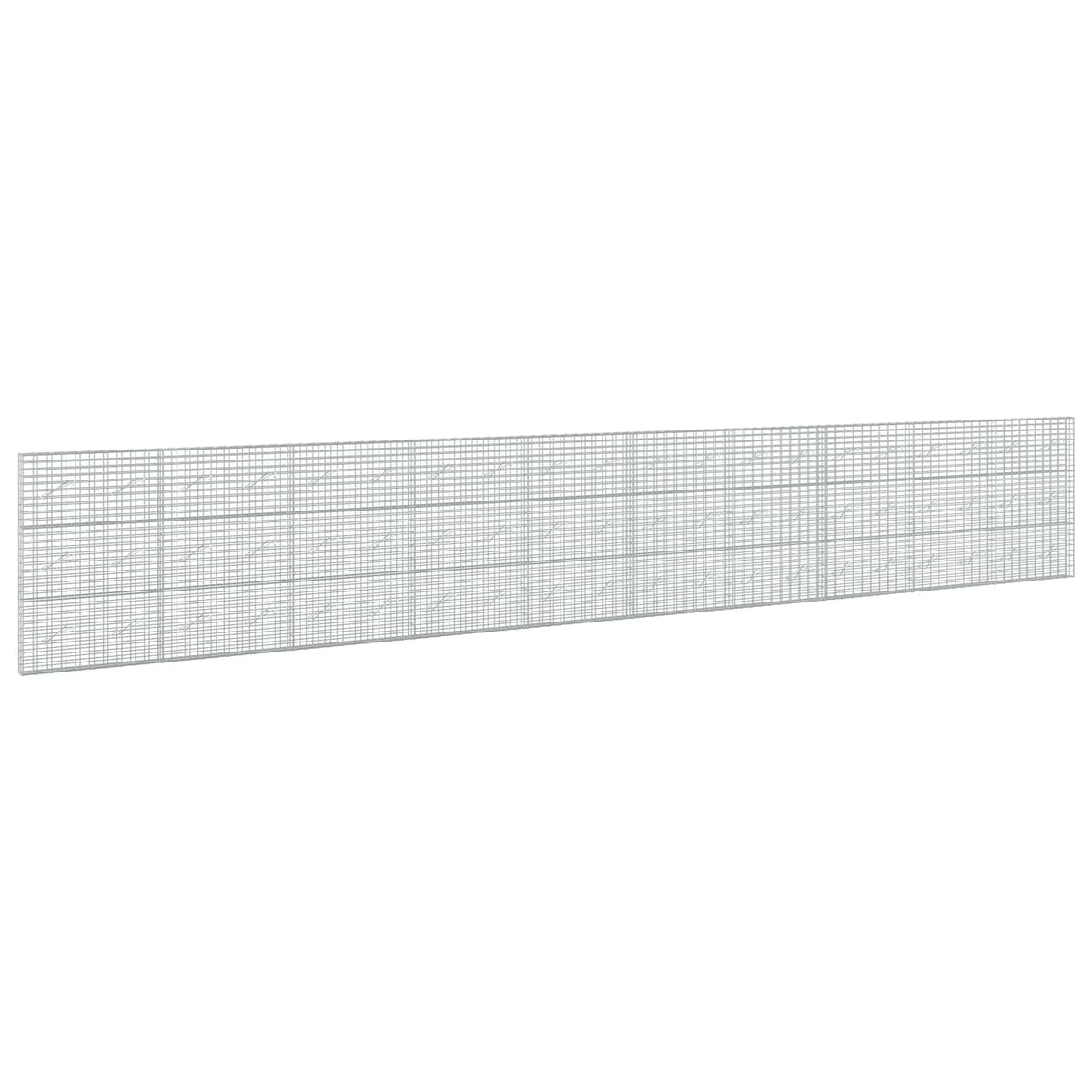 vidaXL Gabion z drutu 3,5 mm i siatką 5x10 cm 1000x10x150 cm
