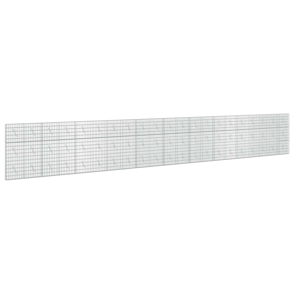 vidaXL Gabion z drutu 3,5 mm i siatką 5x10 cm 1050x10x150 cm