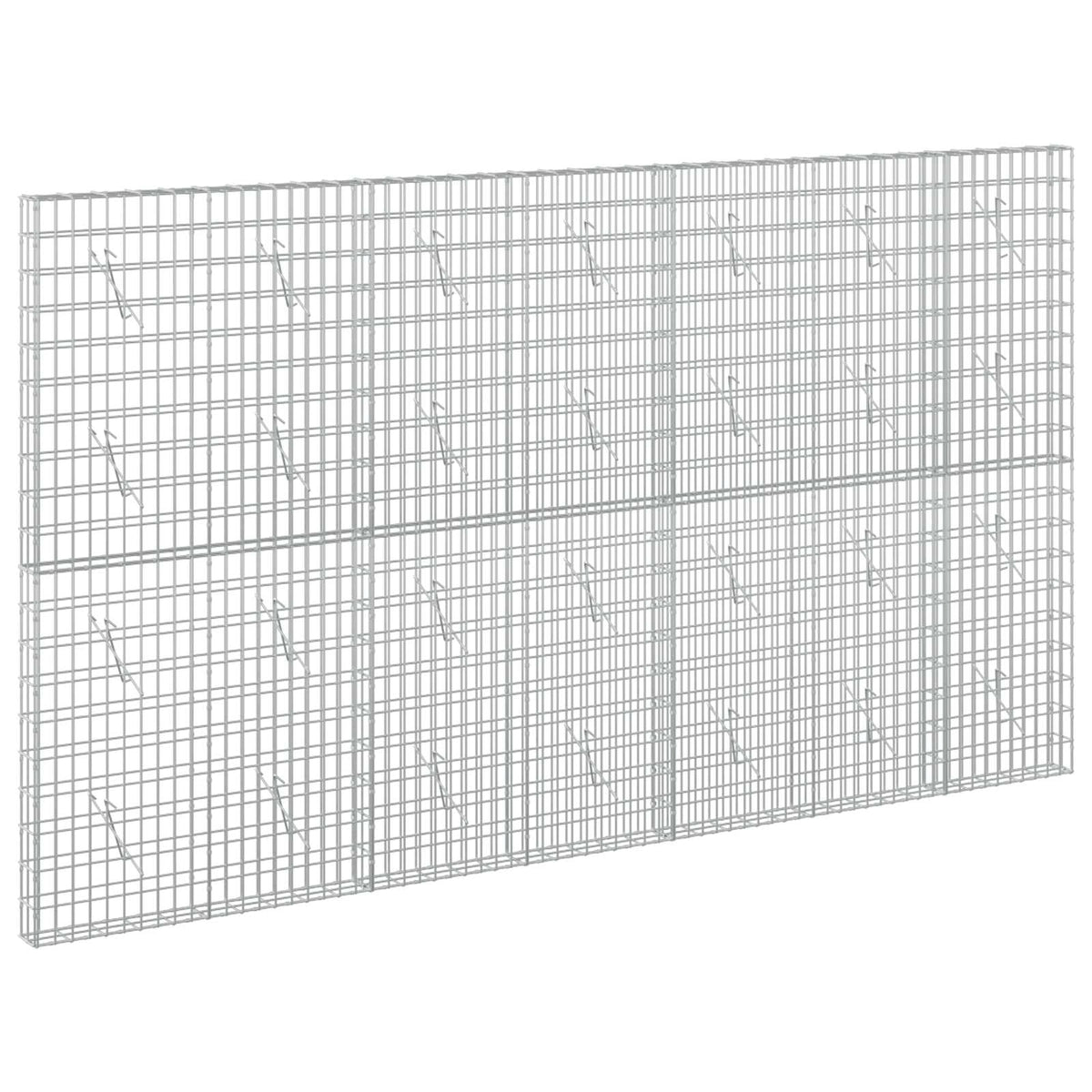 vidaXL Gabion z drutu 3,5 mm i siatką 5x10 cm 350x10x200 cm