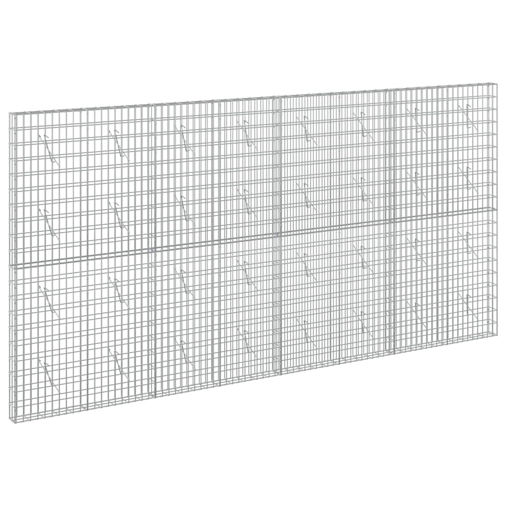 vidaXL Gabion z drutu 3,5 mm i siatką 5x10 cm 400x10x200 cm