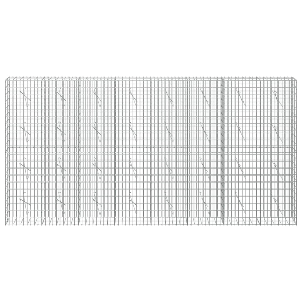 vidaXL Gabion z drutu 3,5 mm i siatką 5x10 cm 400x10x200 cm