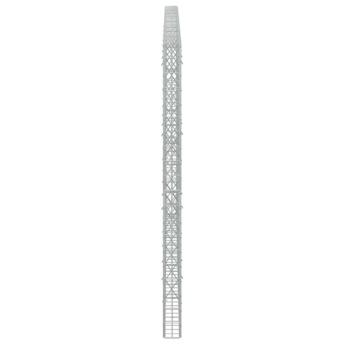vidaXL Gabion z drutu 3,5 mm i siatką 5x10 cm 400x10x200 cm