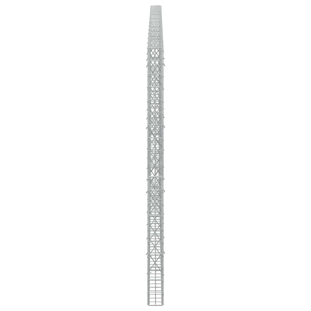 vidaXL Gabion z drutu 3,5 mm i siatką 5x10 cm 500x10x200 cm