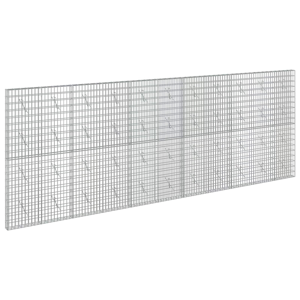vidaXL Gabion z drutu 3,5 mm i siatką 5x10 cm 550x10x200 cm