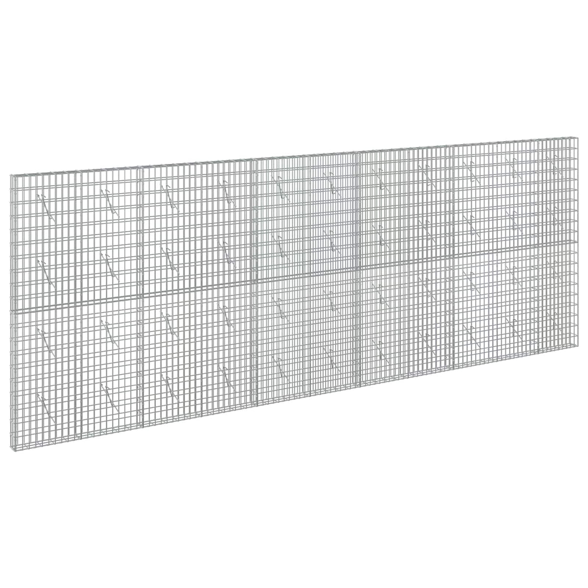 vidaXL Gabion z drutu 3,5 mm i siatką 5x10 cm 550x10x200 cm
