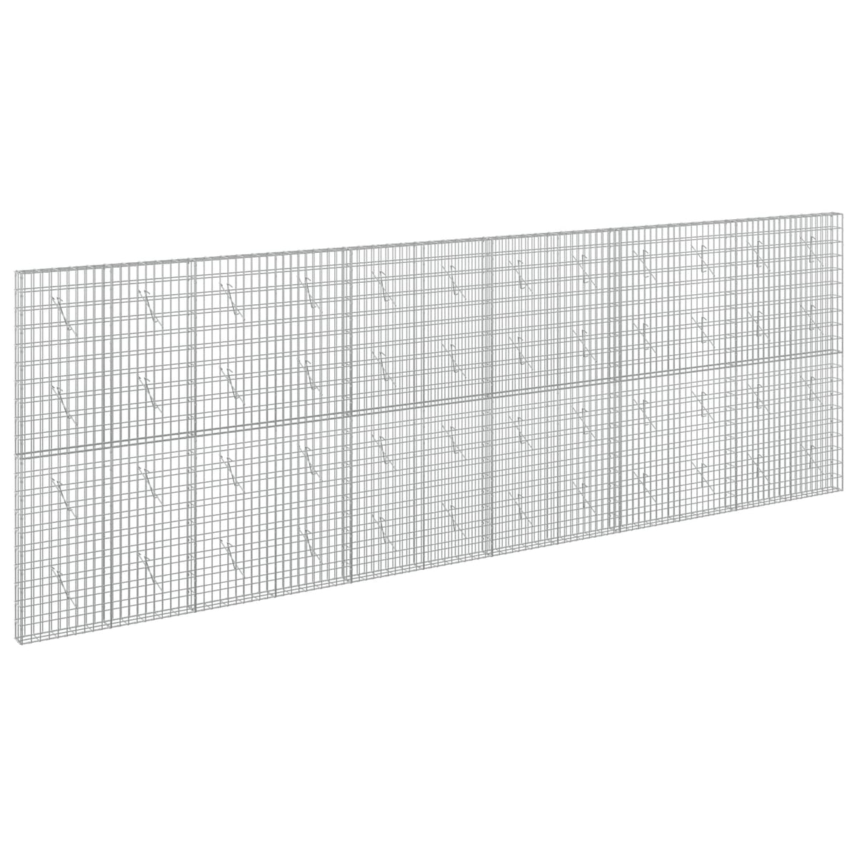 vidaXL Gabion z drutu 3,5 mm i siatką 5x10 cm 600x10x200 cm