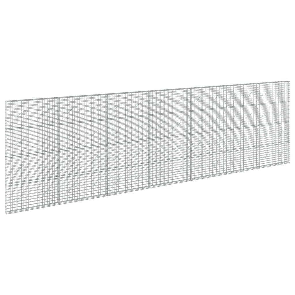 vidaXL Gabion z drutu 3,5 mm i siatką 5x10 cm 700x10x200 cm