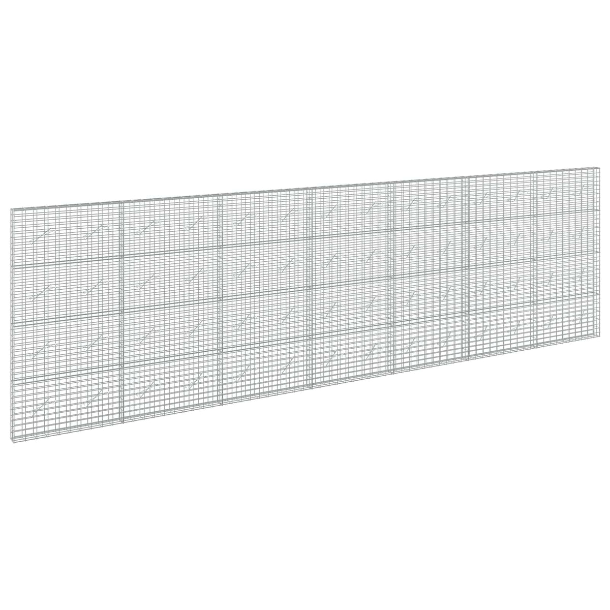 vidaXL Gabion z drutu 3,5 mm i siatką 5x10 cm 700x10x200 cm