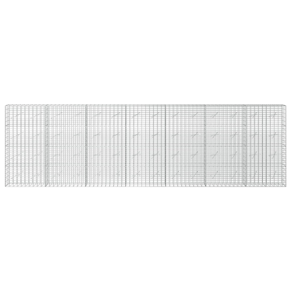 vidaXL Gabion z drutu 3,5 mm i siatką 5x10 cm 700x10x200 cm