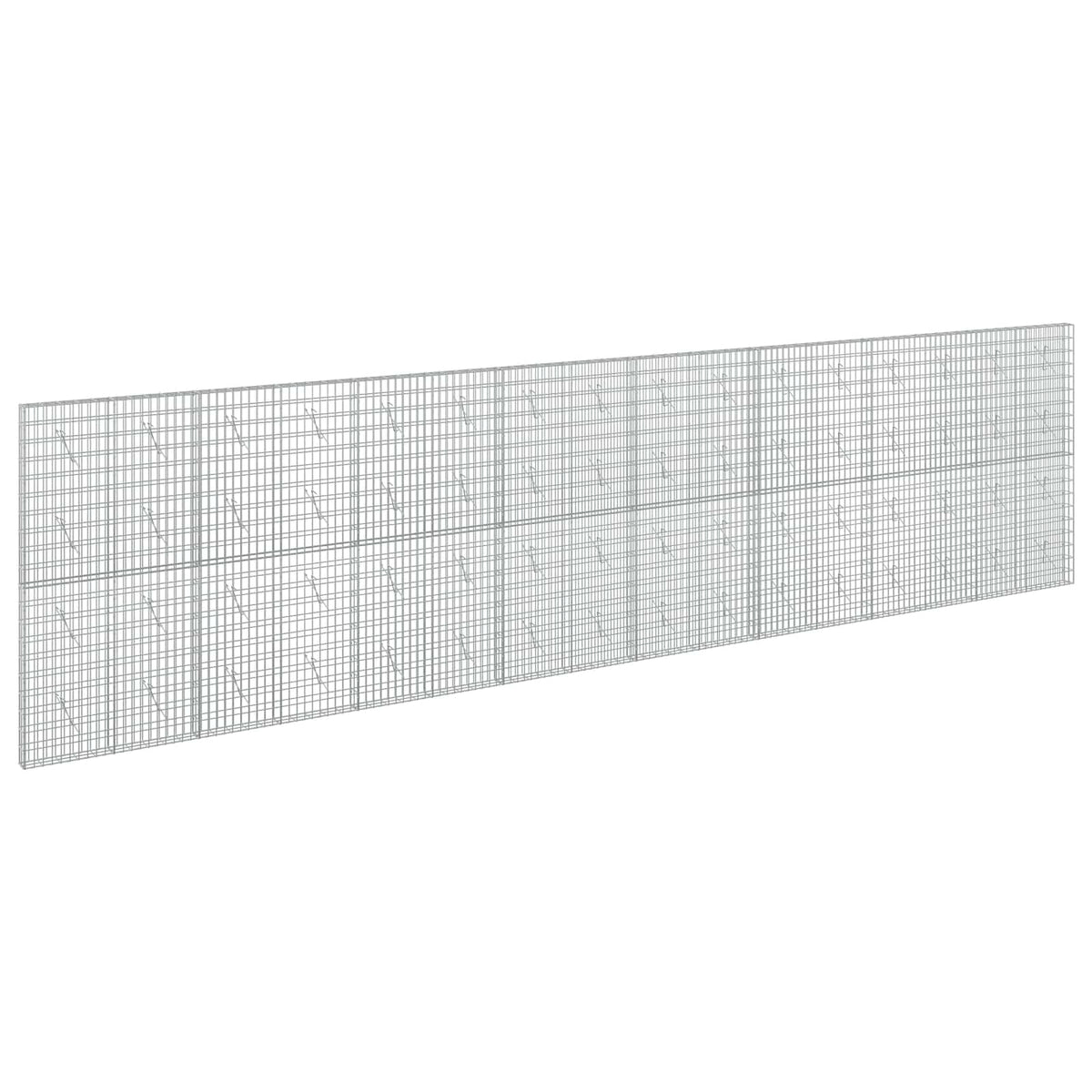 vidaXL Gabion z drutu 3,5 mm i siatką 5x10 cm 800x10x200 cm
