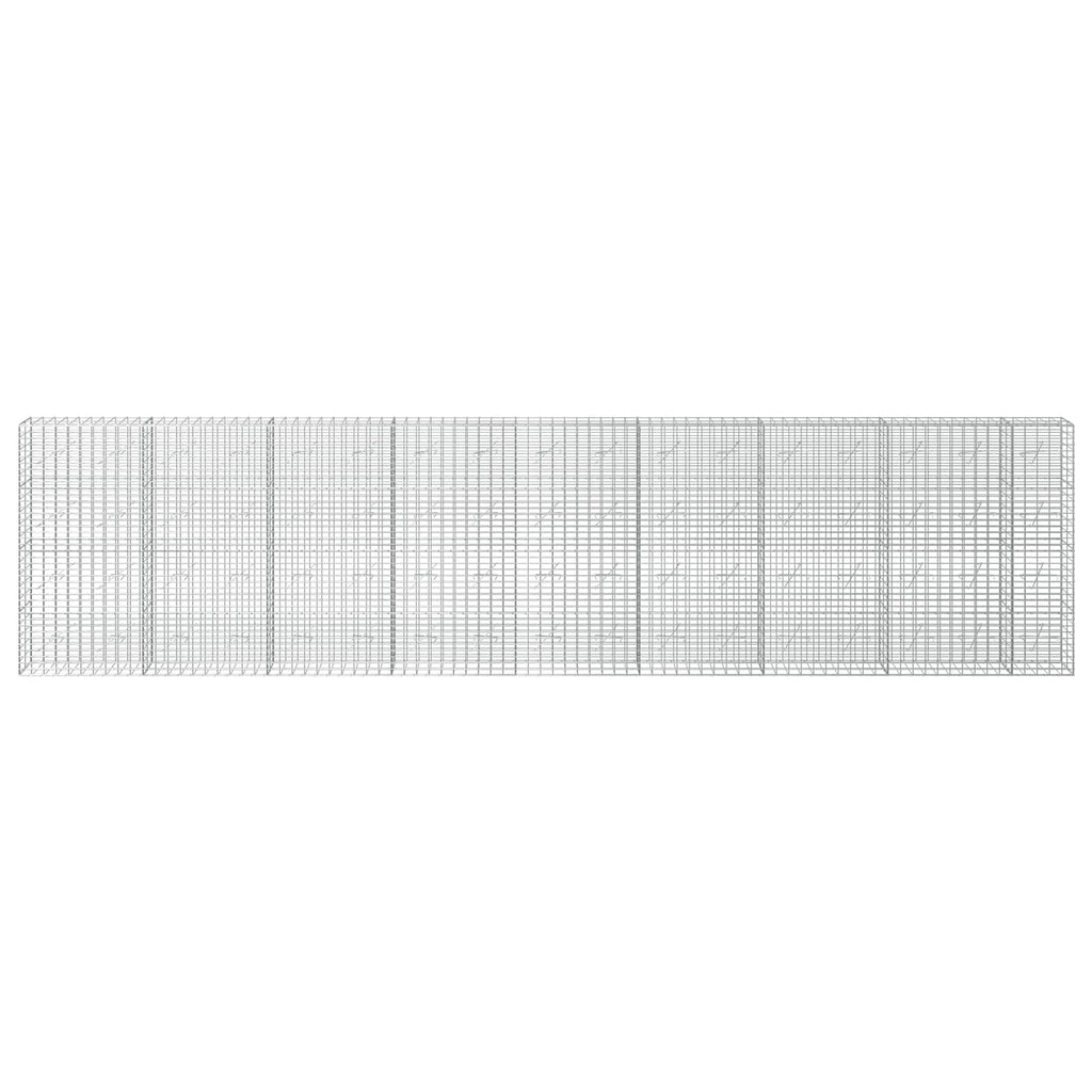 vidaXL Gabion z drutu 3,5 mm i siatką 5x10 cm 850x10x200 cm