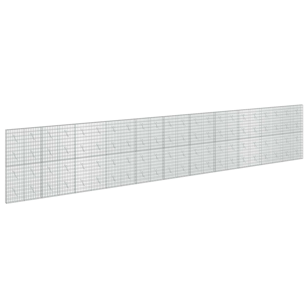 vidaXL Gabion z drutu 3,5 mm i siatką 5x10 cm 1100x10x200 cm