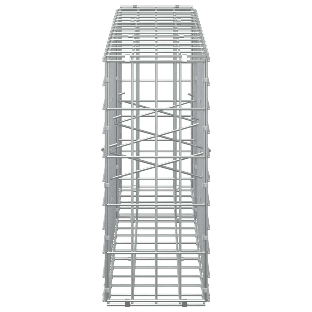 vidaXL Gabion z drutu 3,5 mm i siatką 5x10 cm 150x20x50 cm