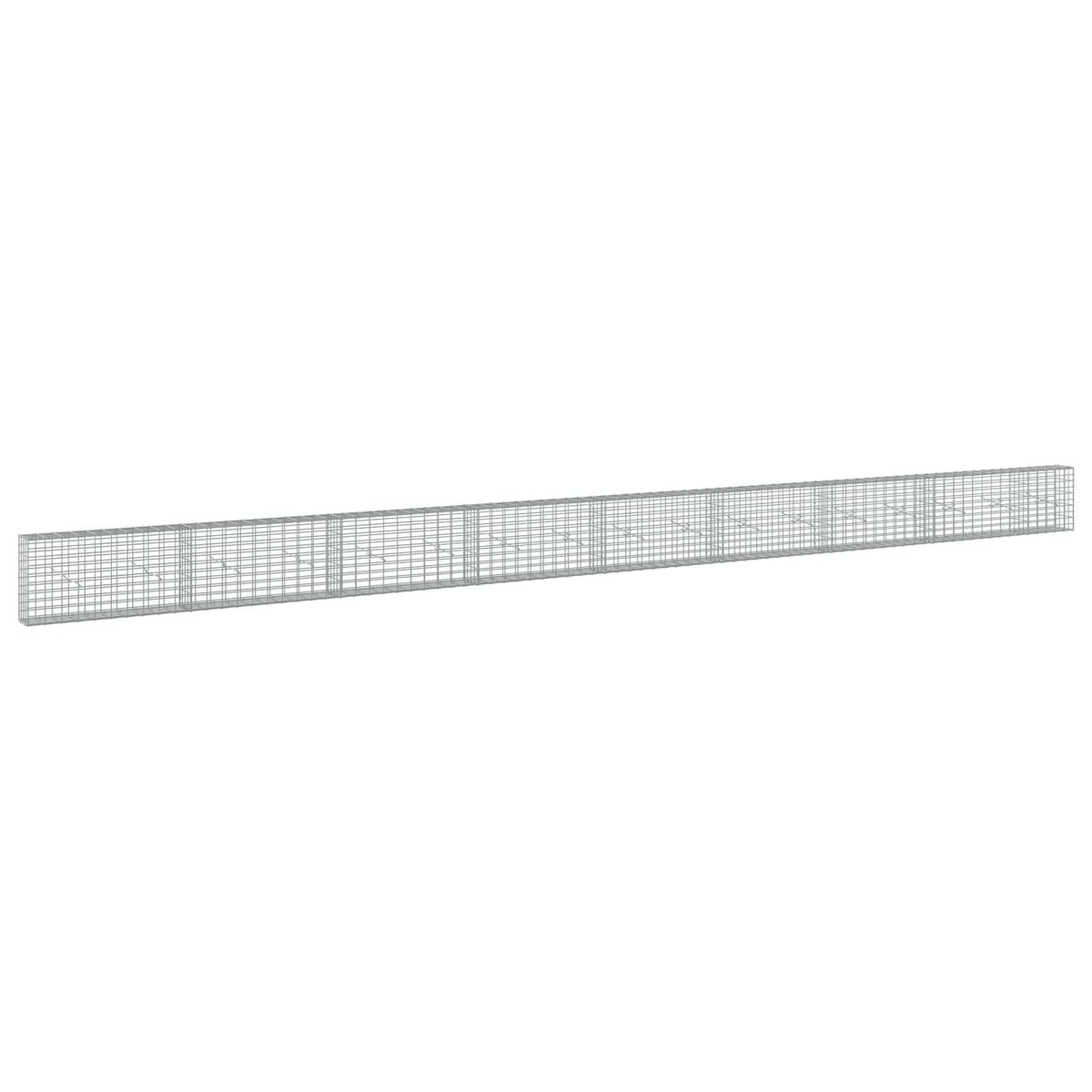 vidaXL Gabion z drutu 3,5 mm i siatką 5x10 cm 850x20x50 cm