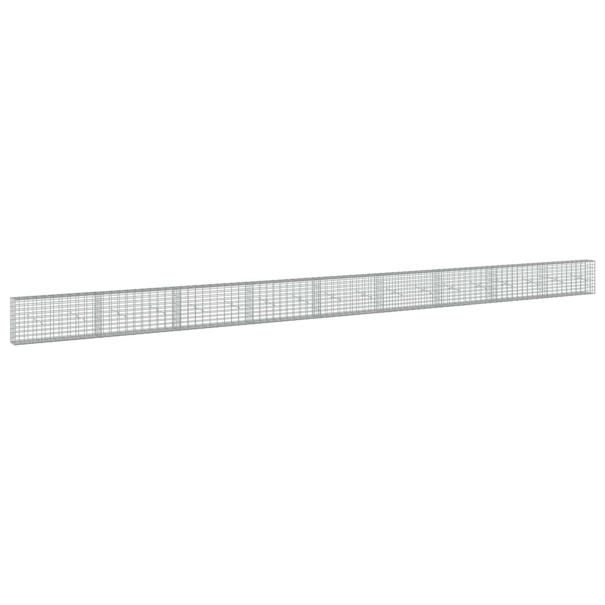vidaXL Gabion z drutu 3,5 mm i siatką 5x10 cm 900x20x50 cm