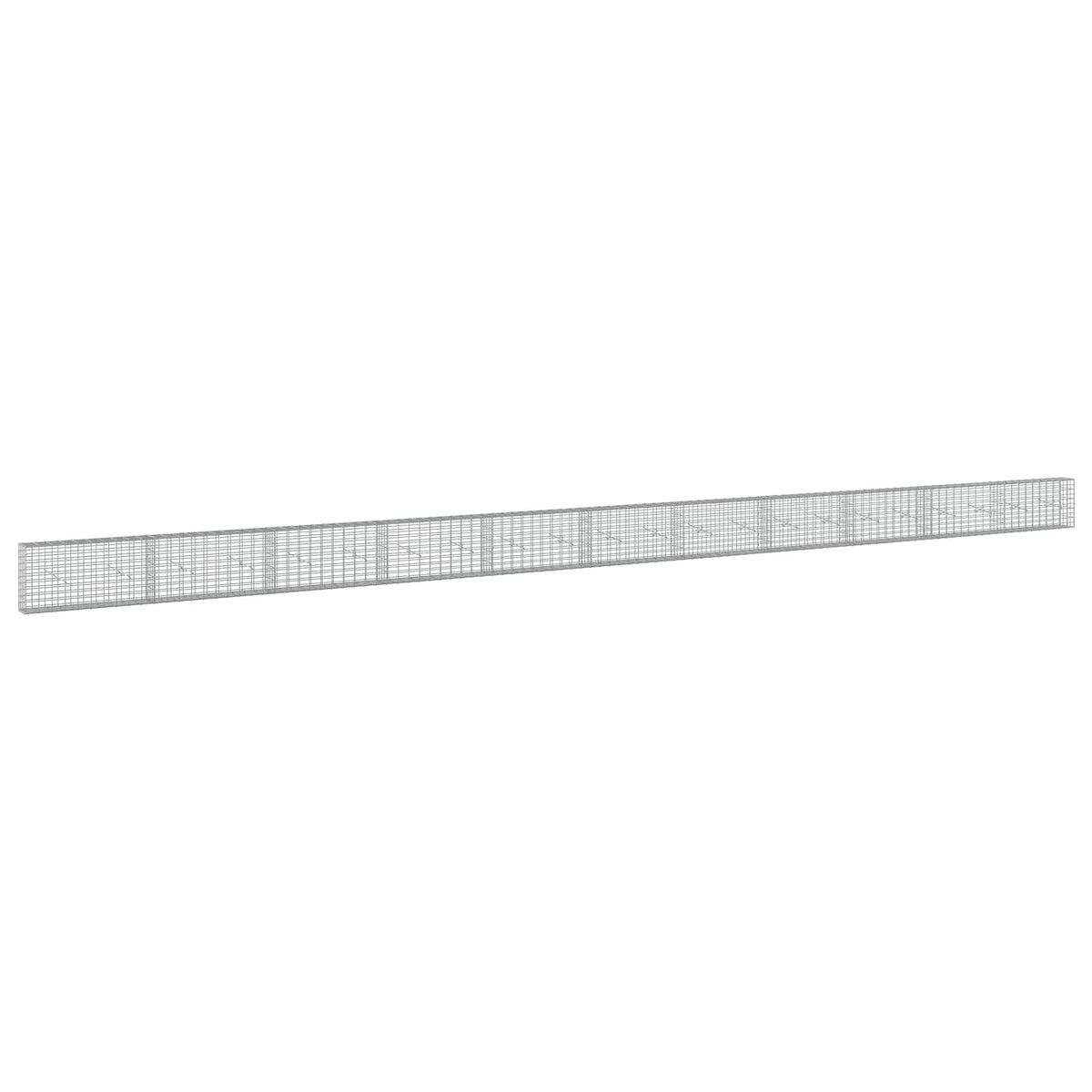vidaXL Gabion z drutu 3,5 mm i siatką 5x10 cm 1100x20x50 cm
