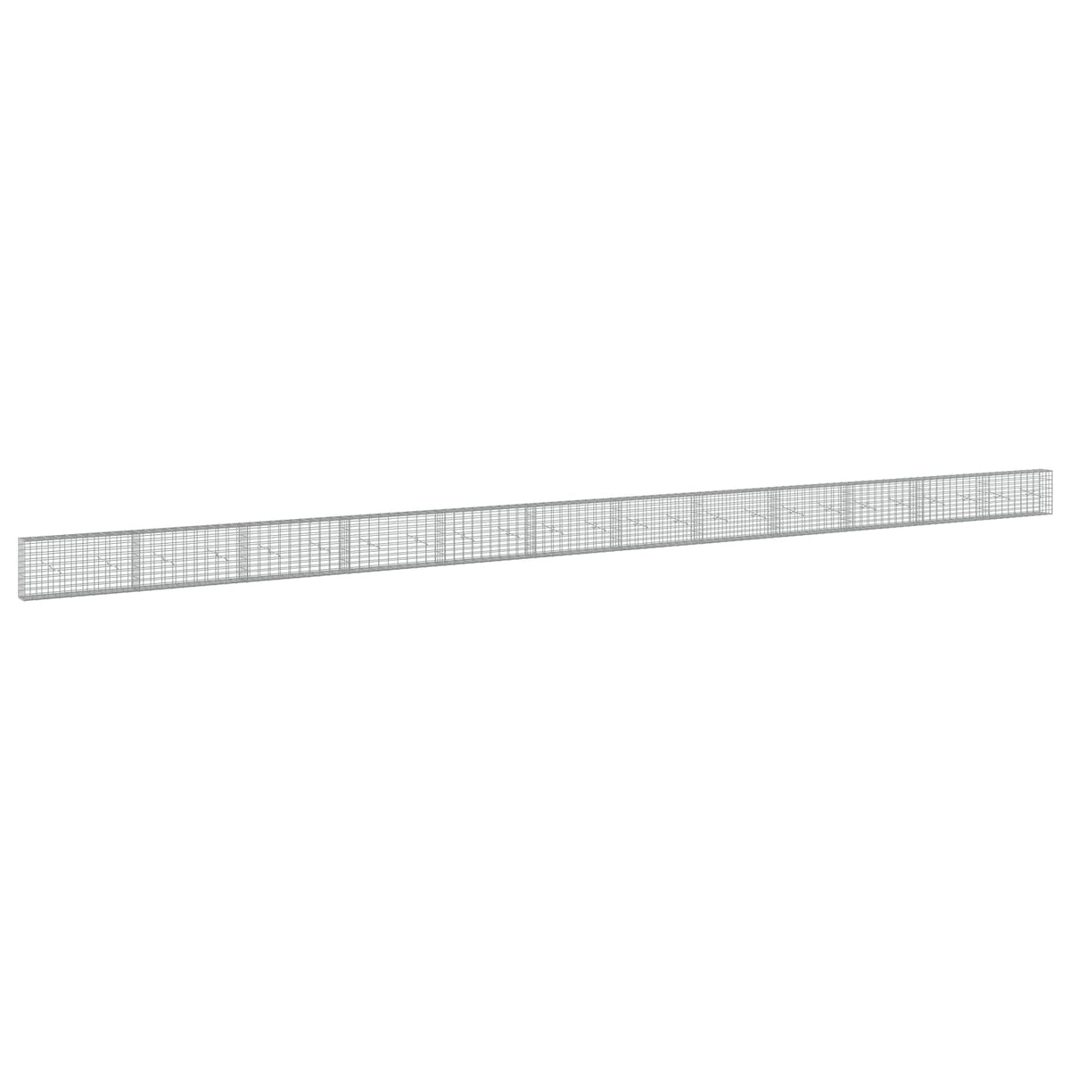vidaXL Gabion z drutu 3,5 mm i siatką 5x10 cm 1200x20x50 cm