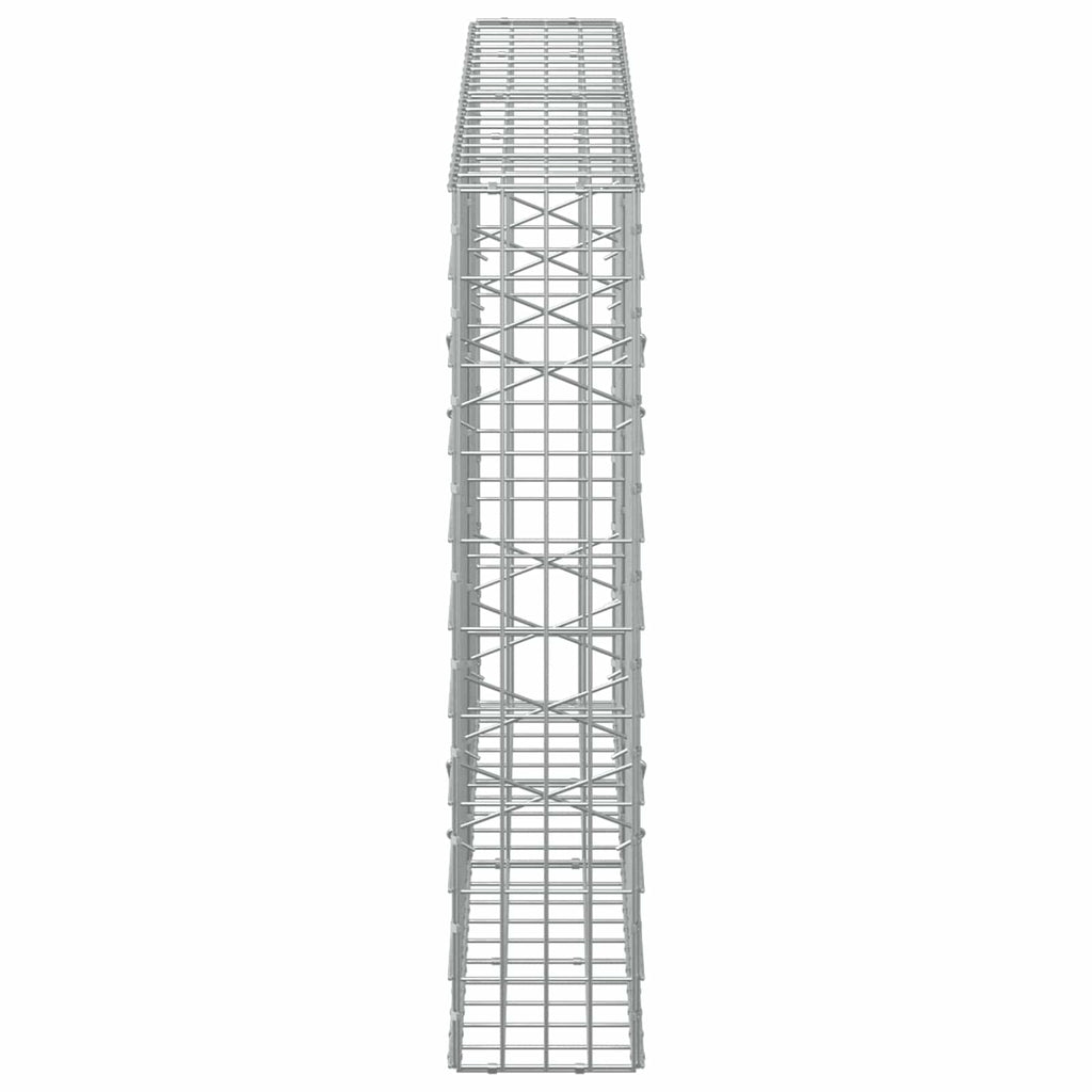 vidaXL Gabion z drutu 3,5 mm i siatką 5x10 cm 200x20x100 cm