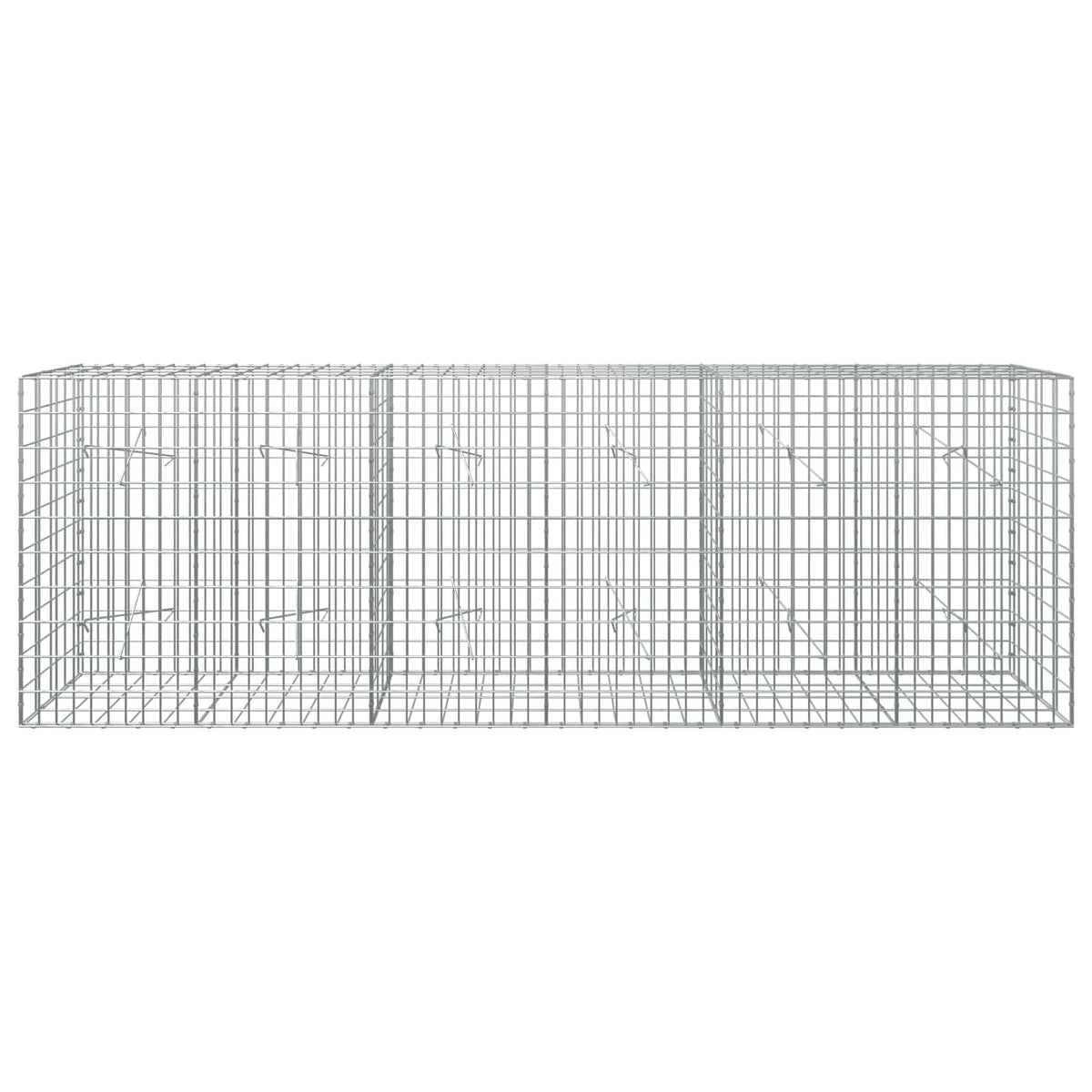 vidaXL Gabion z drutu 3,5 mm i siatką 5x10 cm 300x20x100 cm