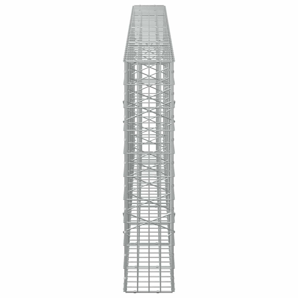 vidaXL Gabion z drutu 3,5 mm i siatką 5x10 cm 400x20x100 cm