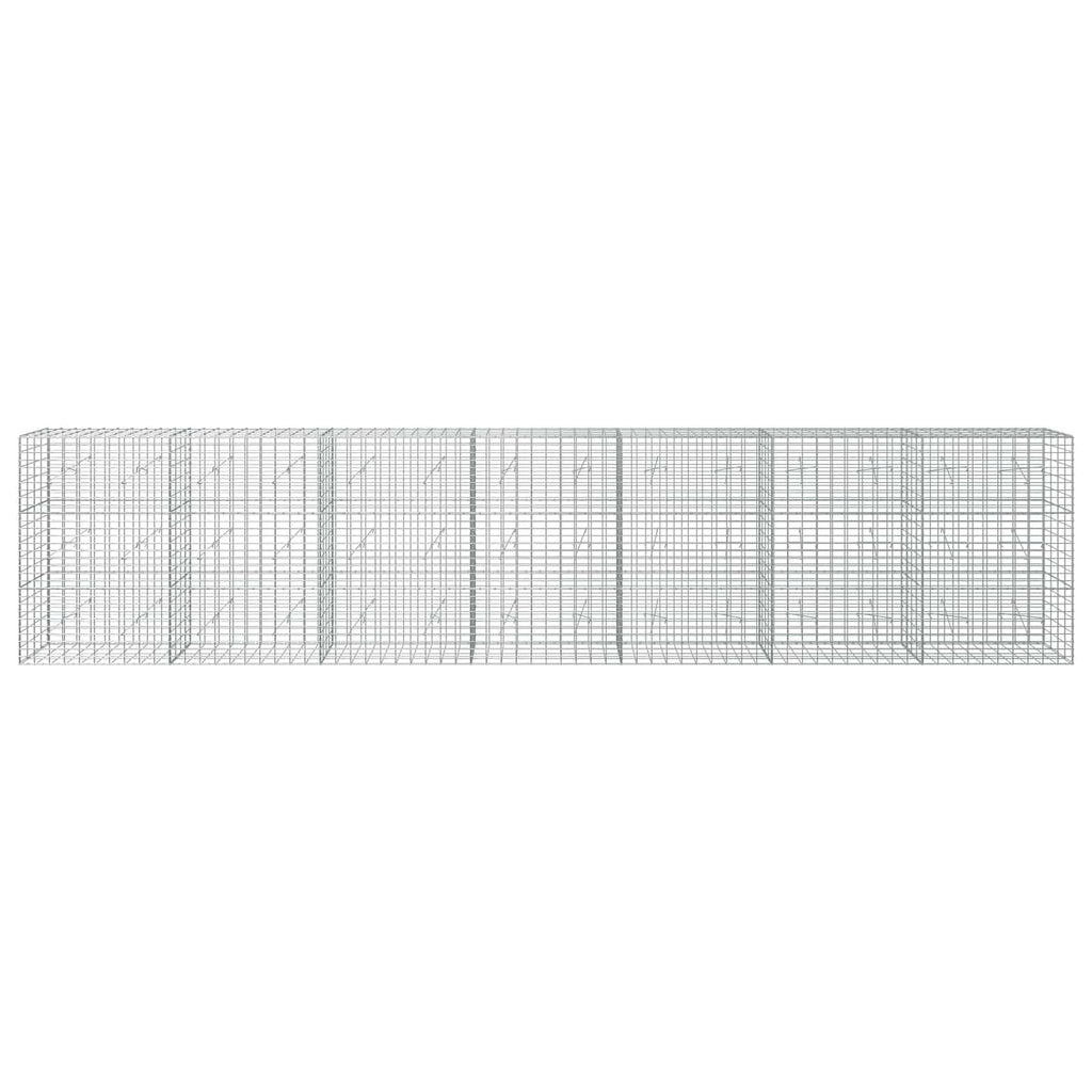 vidaXL Gabion z drutu 3,5 mm i siatką 5x10 cm 700x20x150 cm