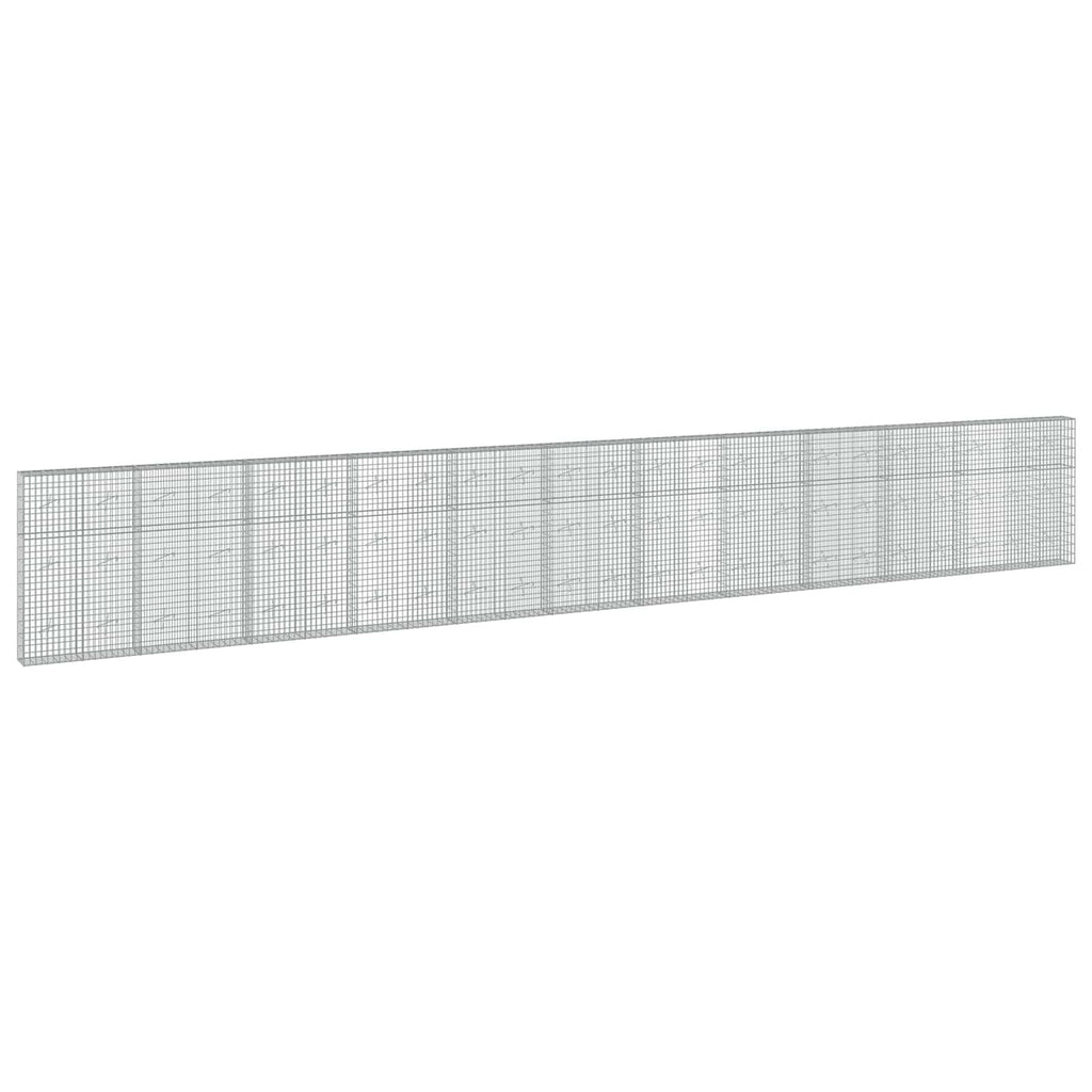 vidaXL Gabion z drutu 3,5 mm i siatką 5x10 cm 1150x20x150 cm