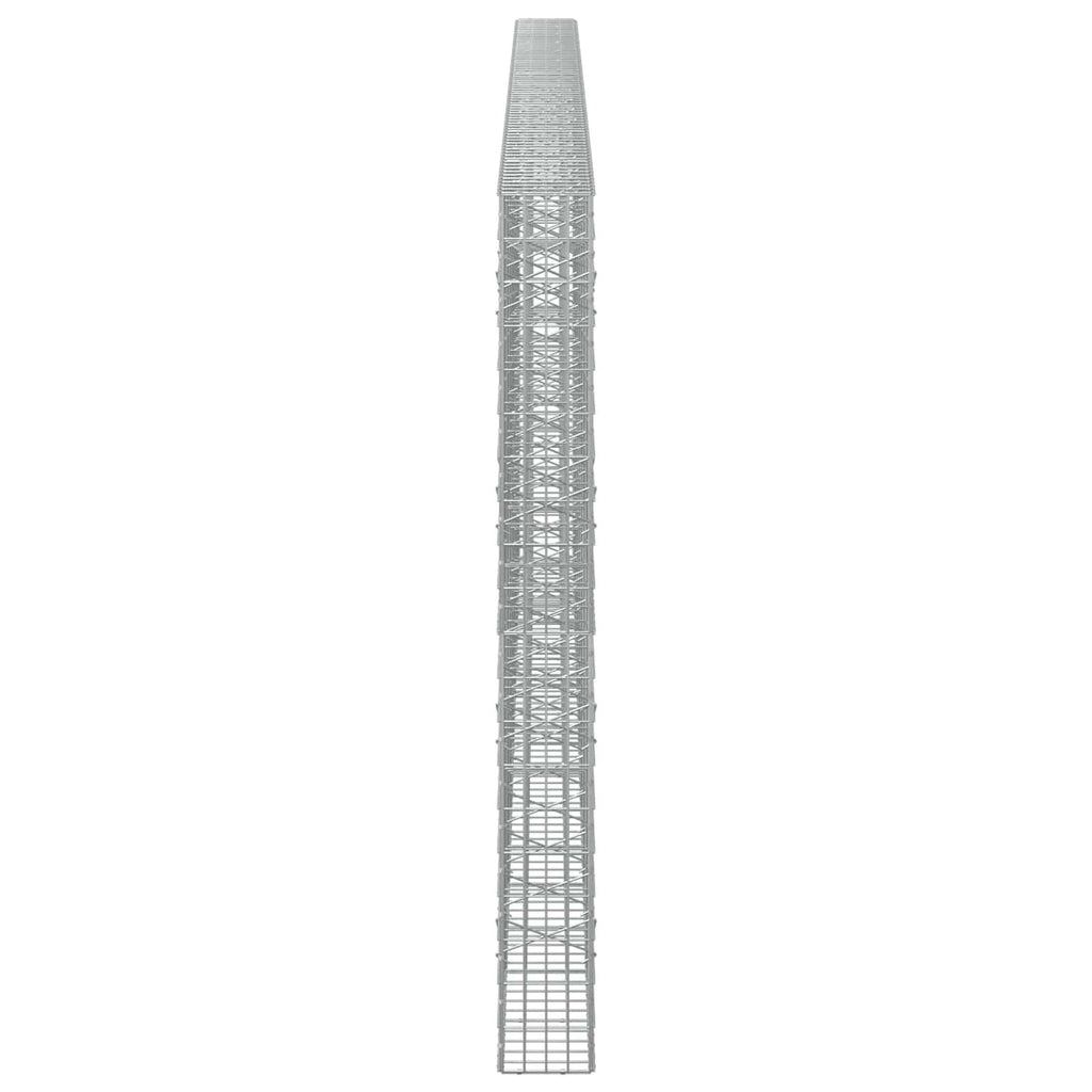vidaXL Gabion z drutu 3,5 mm i siatką 5x10 cm 750x20x200 cm