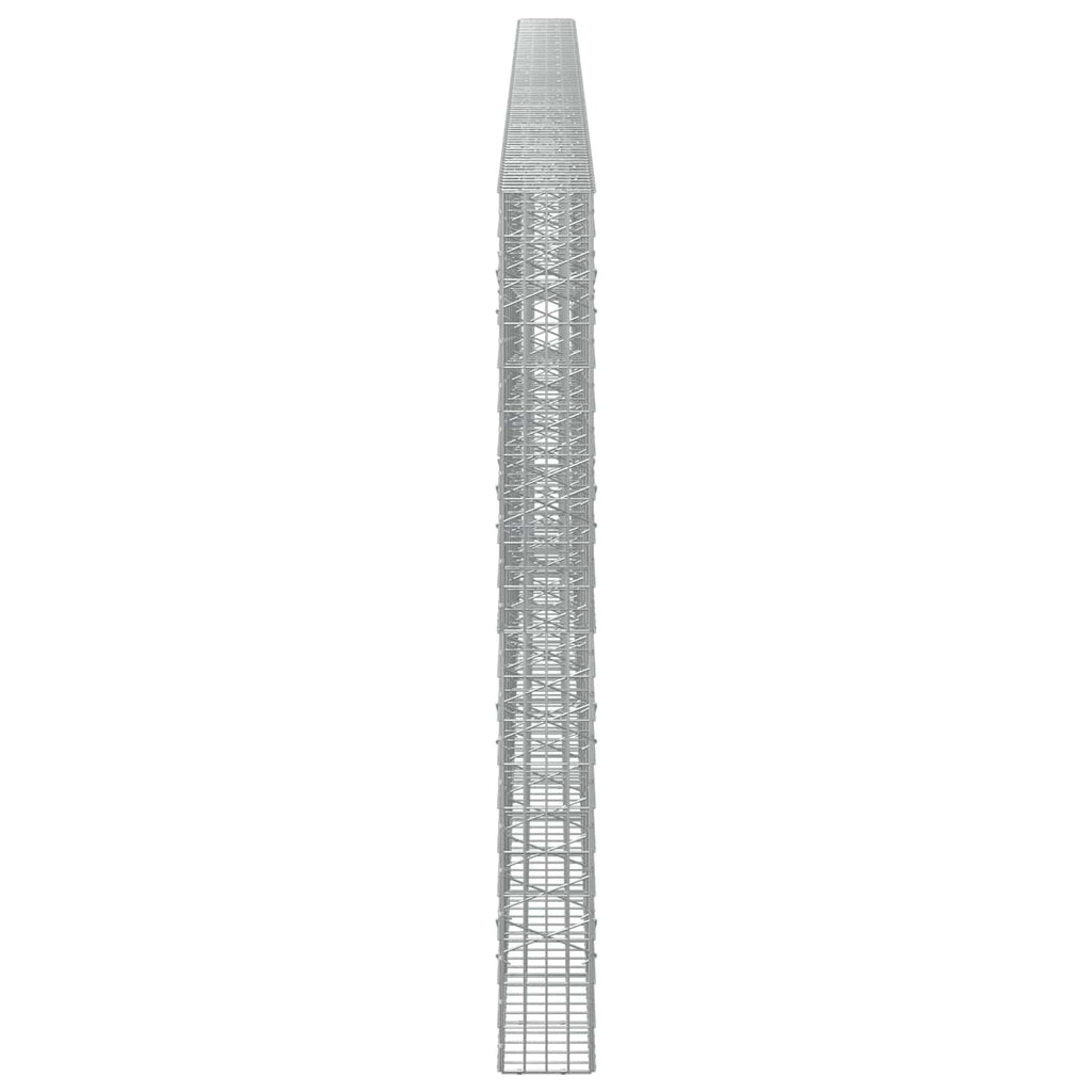 vidaXL Gabion z drutu 3,5 mm i siatką 5x10 cm 900x20x200 cm