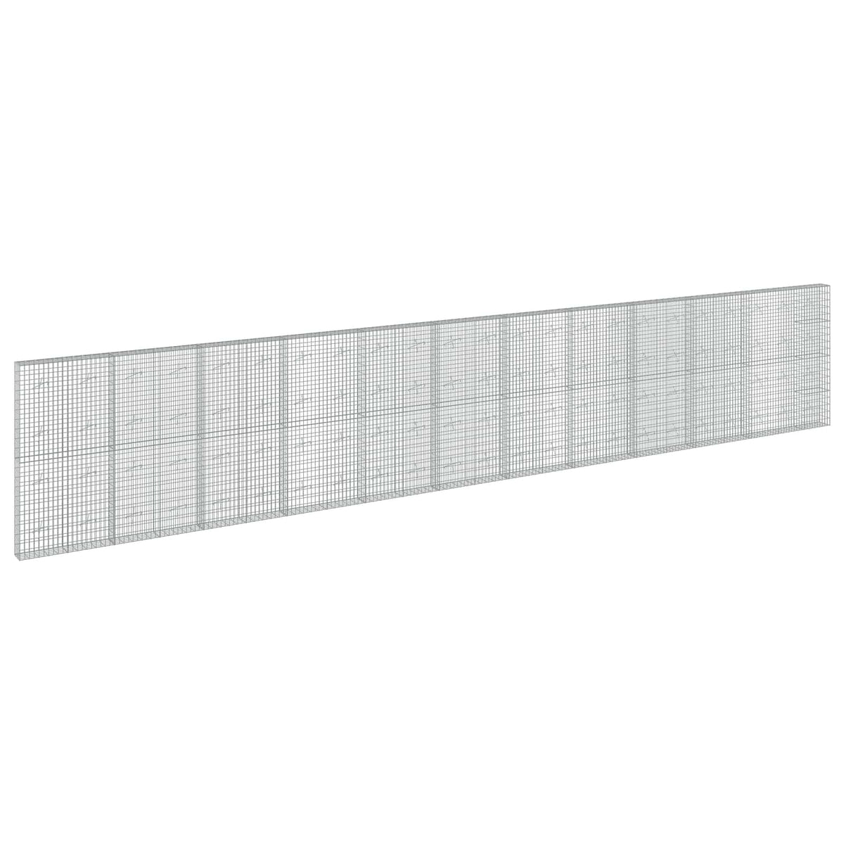 vidaXL Gabion z drutu 3,5 mm i siatką 5x10 cm 1150x20x200 cm