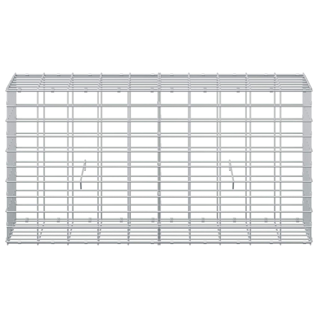 vidaXL Gabion z drutu 3,5 mm i siatką 5x10 cm 100x30x50 cm