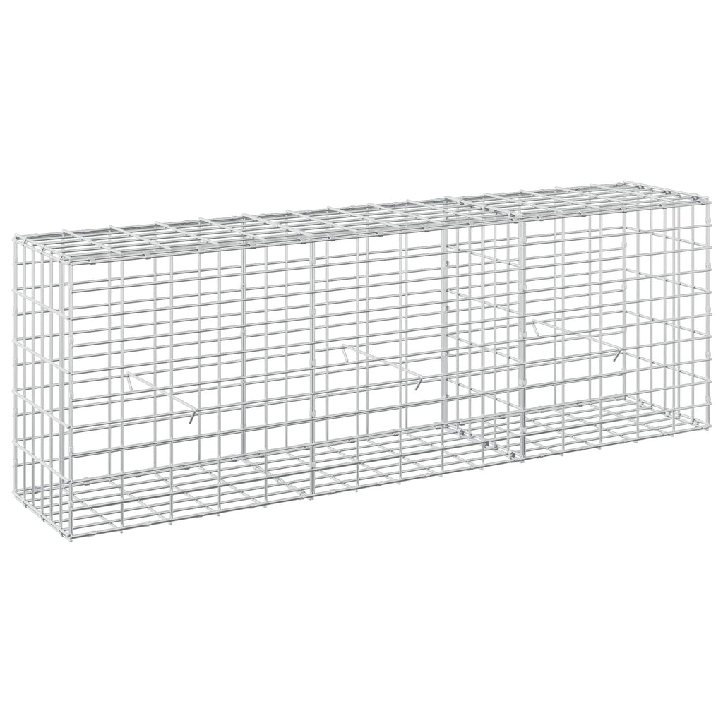 vidaXL Gabion z drutu 3,5 mm i siatką 5x10 cm 150x30x50 cm