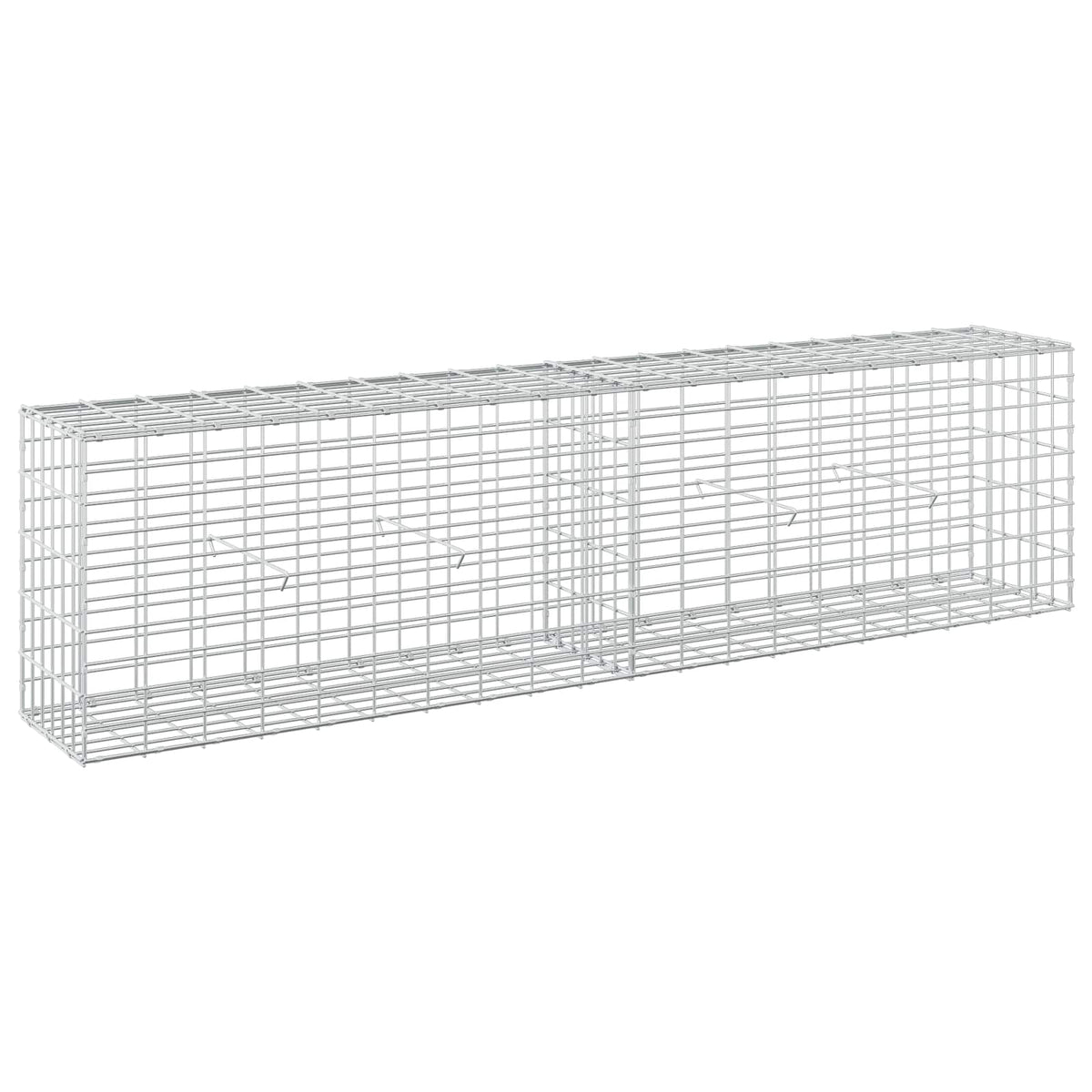 vidaXL Gabion z drutu 3,5 mm i siatką 5x10 cm 200x30x50 cm