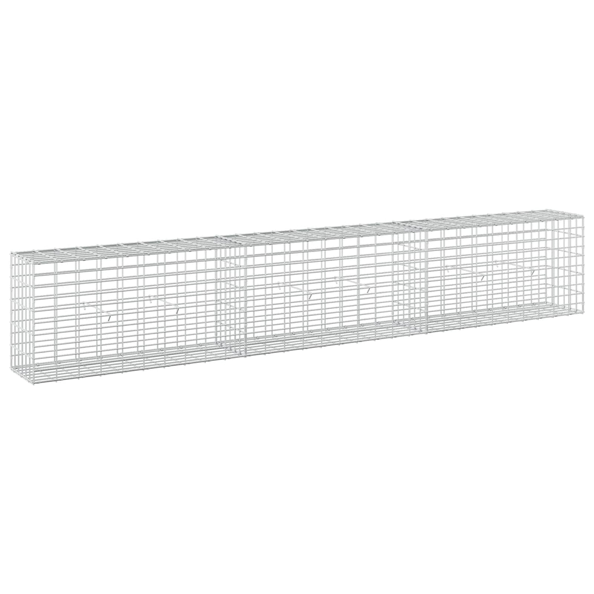 vidaXL Gabion z drutu 3,5 mm i siatką 5x10 cm 300x30x50 cm