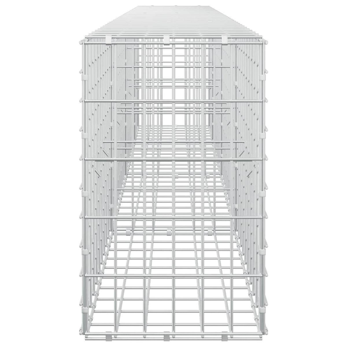 vidaXL Gabion z drutu 3,5 mm i siatką 5x10 cm 350x30x50 cm