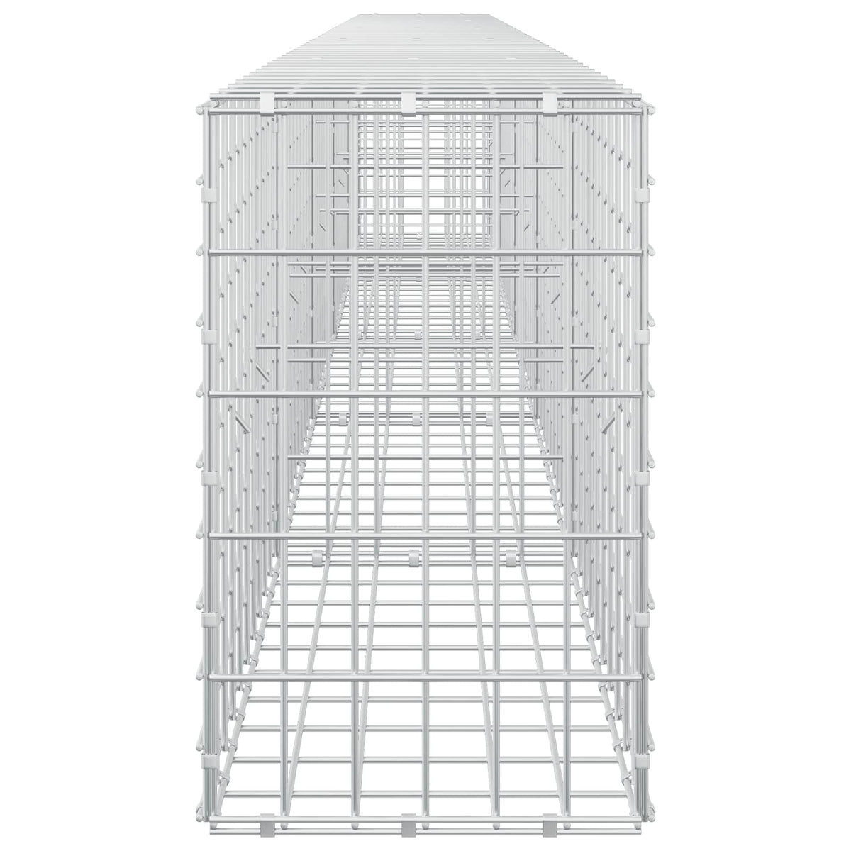 vidaXL Gabion z drutu 3,5 mm i siatką 5x10 cm 500x30x50 cm