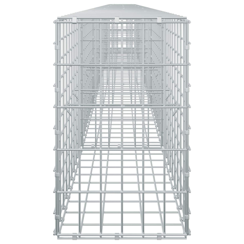 vidaXL Gabion z drutu 3,5 mm i siatką 5x10 cm 650x30x50 cm