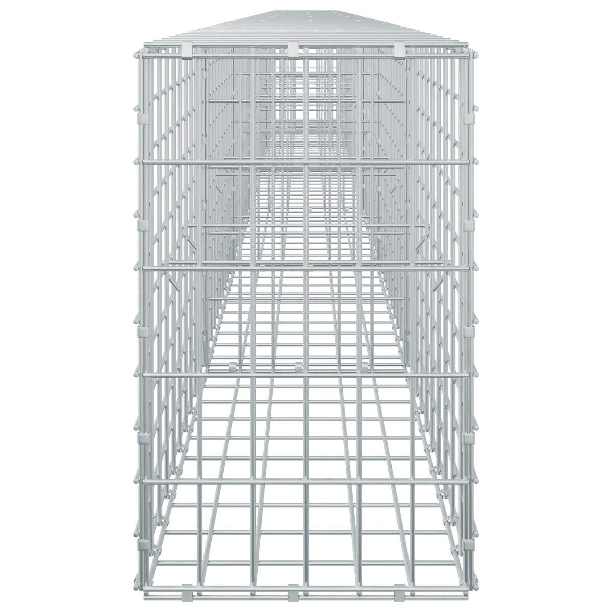 vidaXL Gabion z drutu 3,5 mm i siatką 5x10 cm 650x30x50 cm