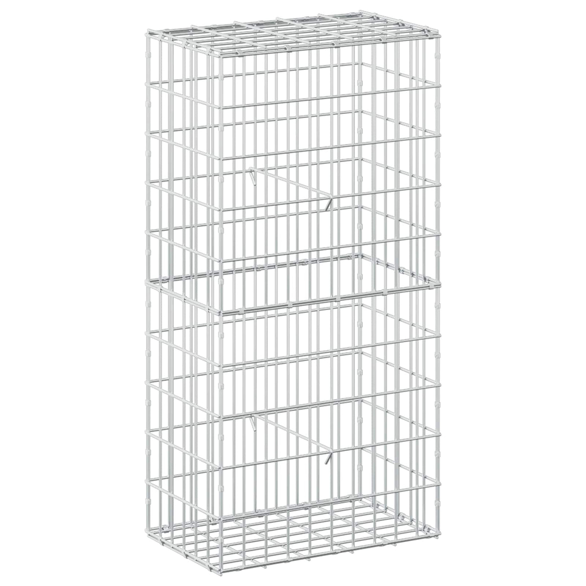 vidaXL Gabion z drutu 3,5 mm i siatką 5x10 cm 50x30x100 cm