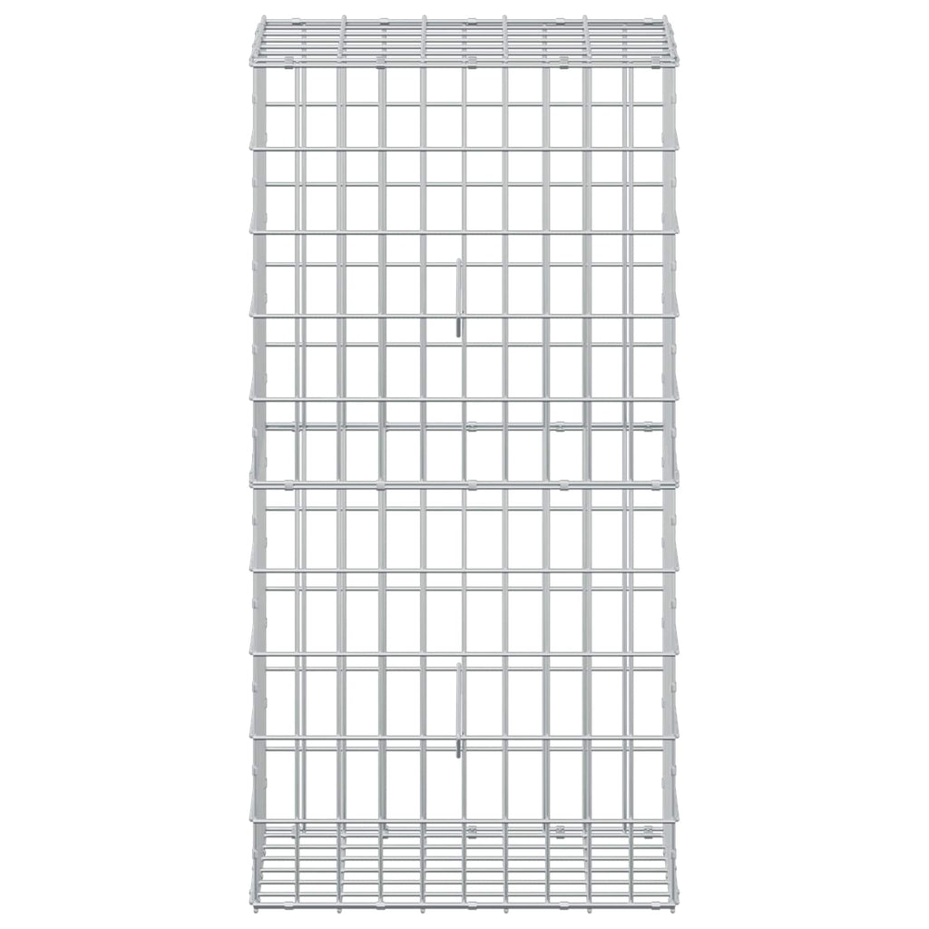 vidaXL Gabion z drutu 3,5 mm i siatką 5x10 cm 50x30x100 cm