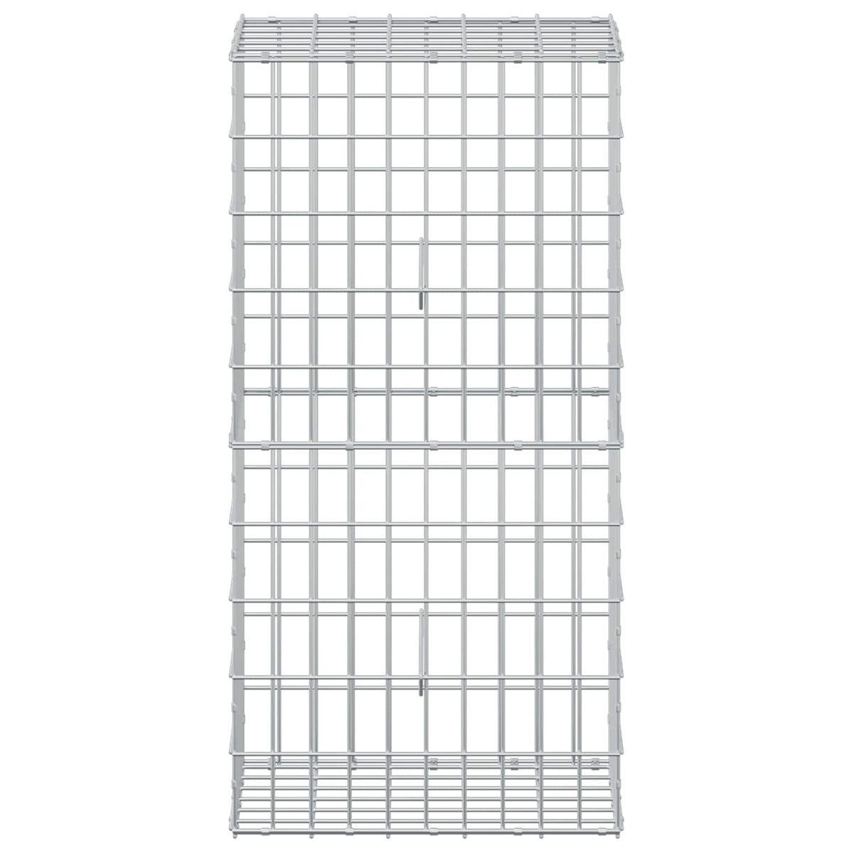 vidaXL Gabion z drutu 3,5 mm i siatką 5x10 cm 50x30x100 cm