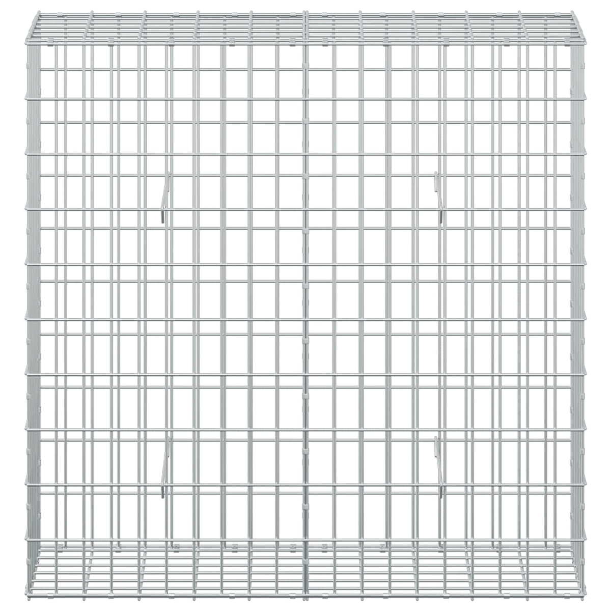 vidaXL Gabion z drutu 3,5 mm i siatką 5x10 cm 100x30x100 cm