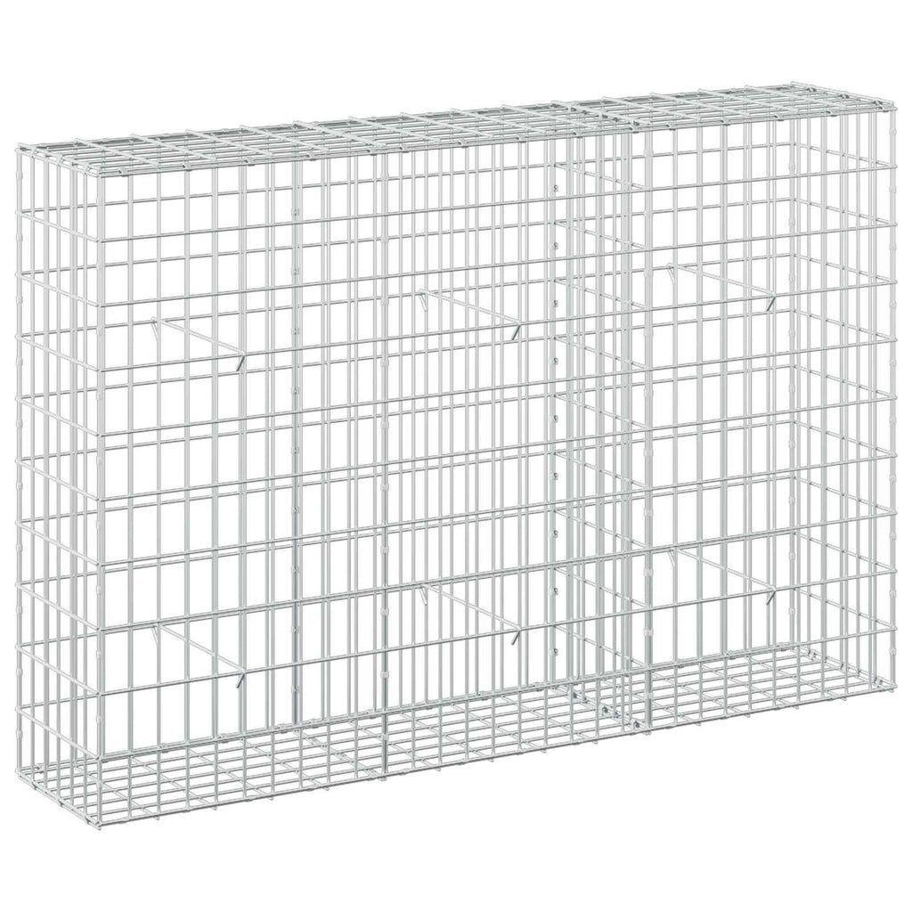 vidaXL Gabion z drutu 3,5 mm i siatką 5x10 cm 150x30x100 cm