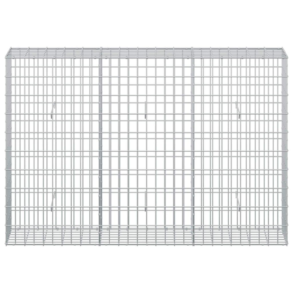 vidaXL Gabion z drutu 3,5 mm i siatką 5x10 cm 150x30x100 cm