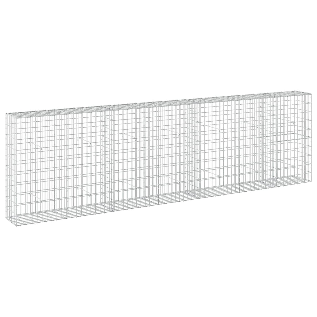 vidaXL Gabion z drutu 3,5 mm i siatką 5x10 cm 350x30x100 cm
