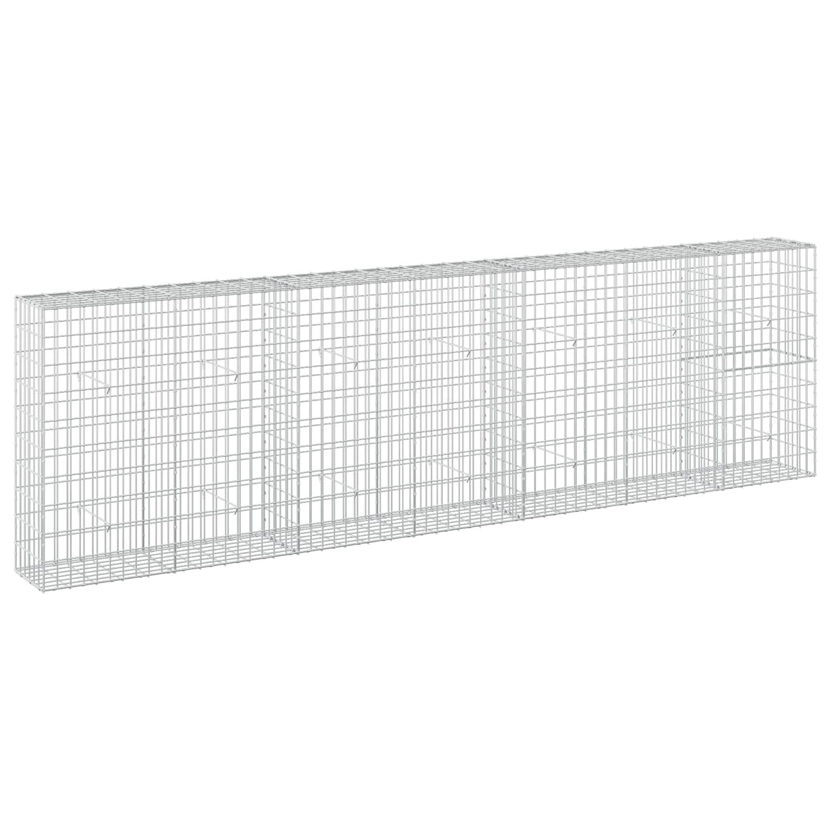 vidaXL Gabion z drutu 3,5 mm i siatką 5x10 cm 350x30x100 cm